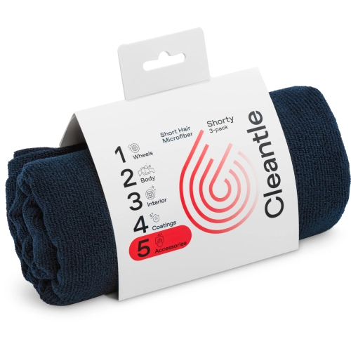 CLEANTLE SHORTY 3-PACK zestaw mikrofibr z krótkim włosiem